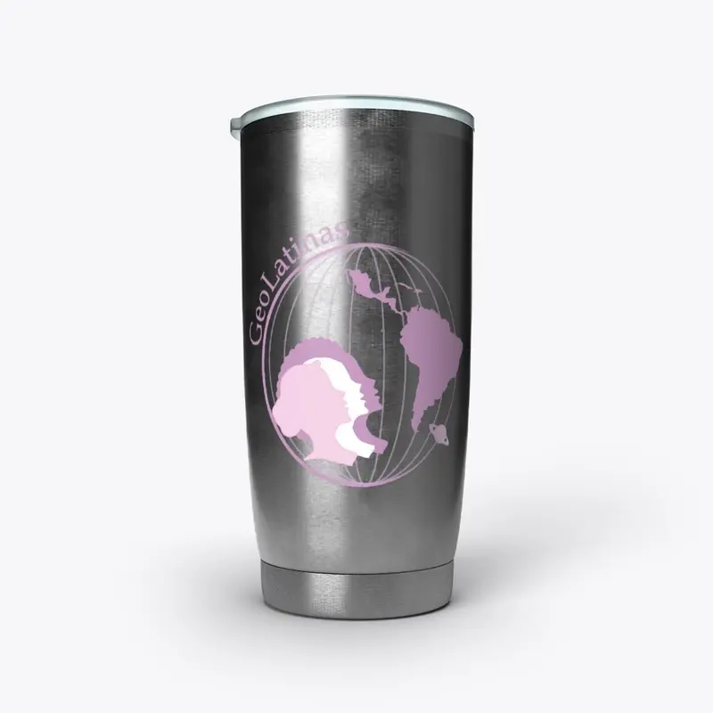 Geolatinas pink logo mug