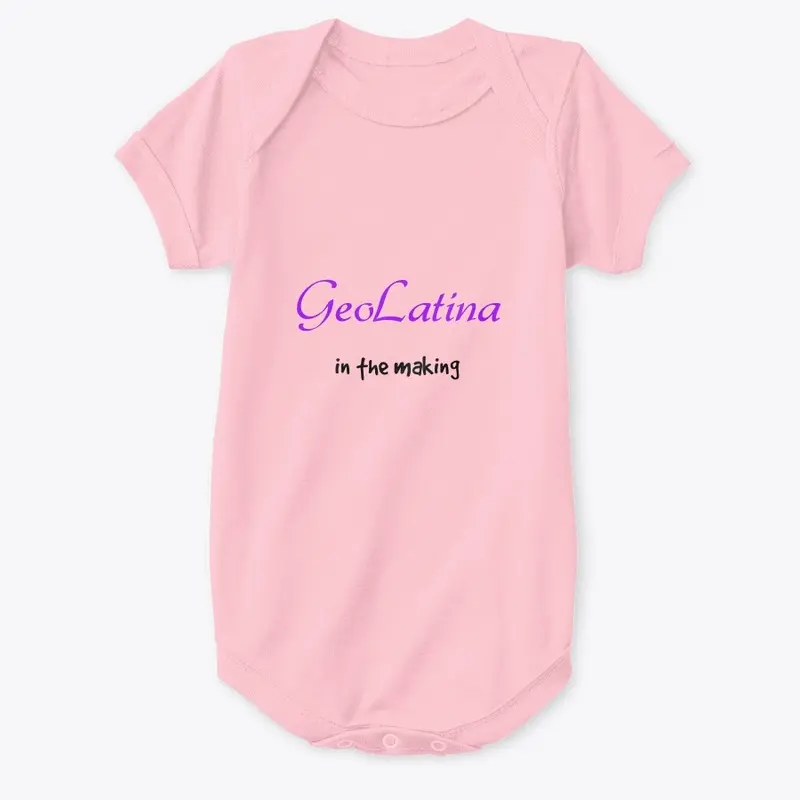 GeoLatina in the making onesie