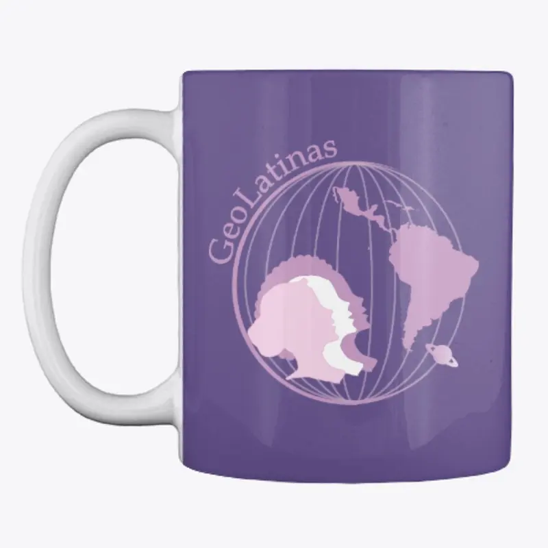 Geolatinas pink logo mug